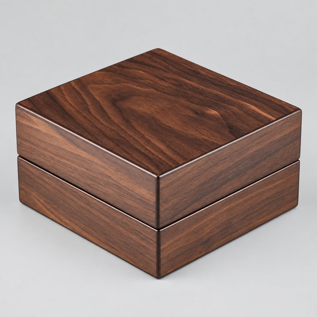 Cigar Cigarette Ashtray Smoking Accessories Solid Walnut Wood Luxury Foldable Ash Tray Include Cigar Cutter Holder Hole Opener