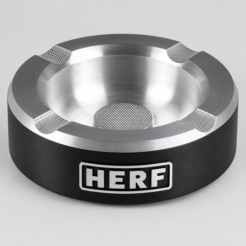 Signature Black Ash Tray, Unbreakable Cigar Ashtray, 4 Cigar Ashtray