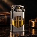 Lighter,Vintage Trench Lighter Transparent Kerosene Lighter Vintage Steam Punk Lighter-Cool Unique Mens Lighters Without